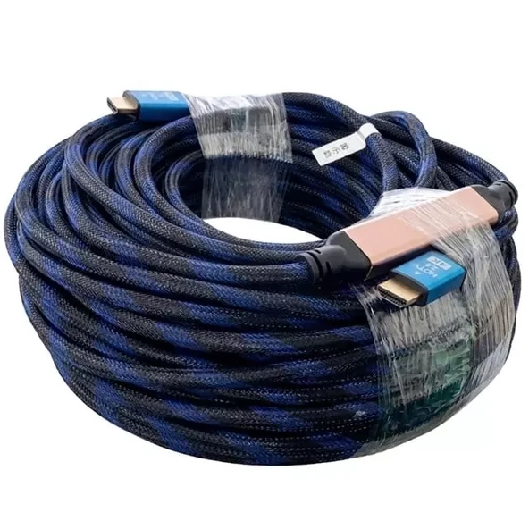 Örgülü Çipsetli + Çift Filtreli 40 Metre Hdmı Kablo ürün görseli 1