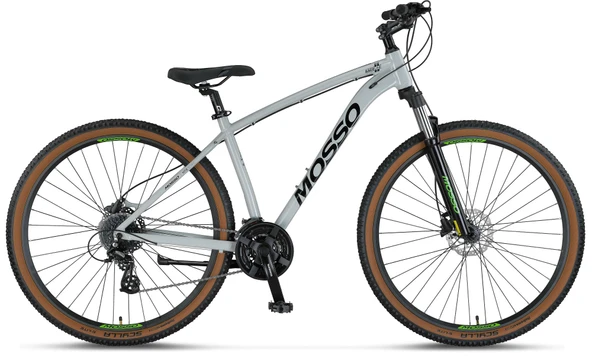 Mosso Raceline 27.5 Jant 18K H.Disk 24 Vİtes Dağ Bisikleti Nardo Grey ürün görseli 1