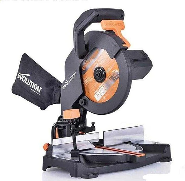 Evolution R210CMS Bileşik Gönye Kesme Makinesi 210 mm | 1200 W, 2750 Dev/Dak Profesyonel ürün görseli 1