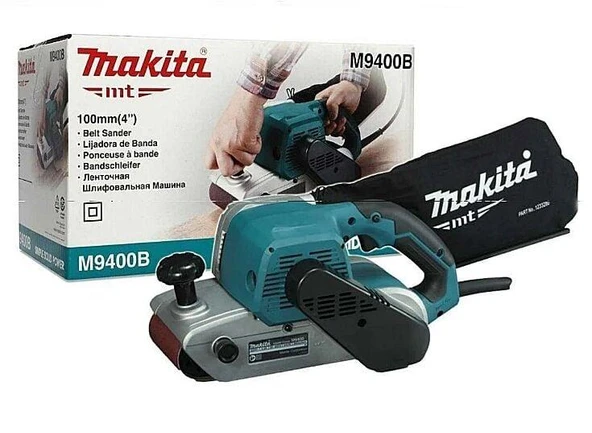 Makita MT M9400B Bant Zımpara 940W | Güçlü Profesyonel Yüzey Tank Zımparalama Makinesi ürün görseli 1