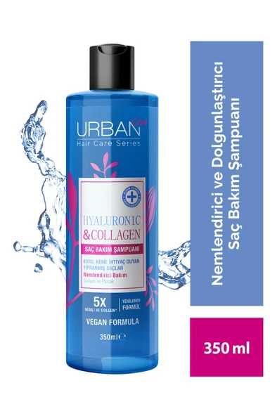 Urban Care Hyaluronic & Collagen Ekstra Dolgunlaştırıcı Saç Bakım Şampuanı-350 ml ürün görseli 1