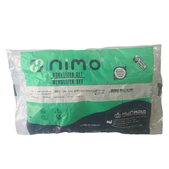 Nimo Çocuk Nebulizer Yüz Maske Set 1 Adet ürün görseli 1