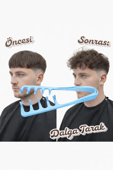 Dalga Saç Tarağı – Sakal & Saç Şekillendirici – Dayanıklı Ergonomik Tasarım ürün görseli 1