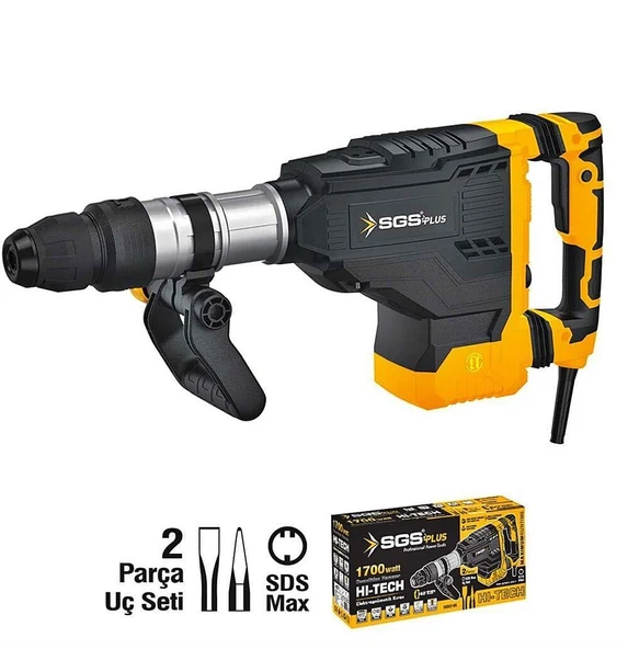 SGS 5186 Elektroprnomatik SDS Max Kırıcı 1700 Watt - 45 J ürün görseli 1