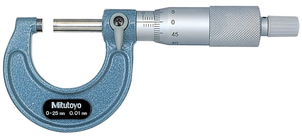Mitutoyo 103-137 Mekanik Mikrometre 0-25 mm ürün görseli 1