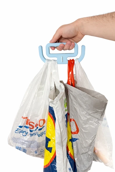 ? Ergonomik Poşet Taşıma Aparatı – Sert Plastik Market Taşıyıcı – Ağır Yük Taşıma Kolaylaştırıcı ürün görseli 1