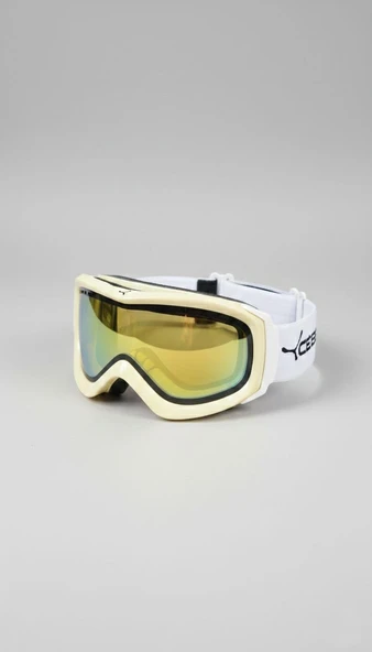 Cebe Eco Kayak Snowboard Gözlük Mixed Beyaz Sarı Cb1511D411M ürün görseli 1