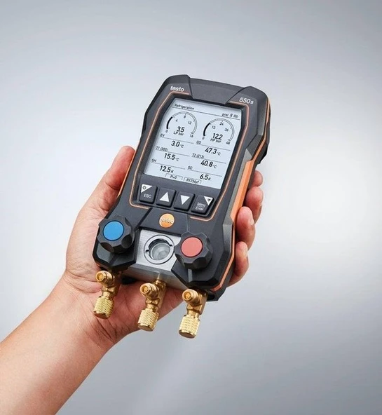 Testo 550S Akıllı Dijital Manifold Seti - Resim 2
