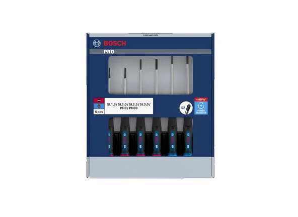 Bosch Tornavida Seti 6 Parça - Resim 2