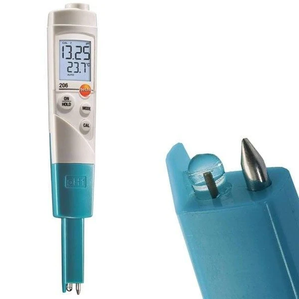 Testo 206 pH1 PH ve Sıcaklık Ölçüm Cihazı ürün görseli 1