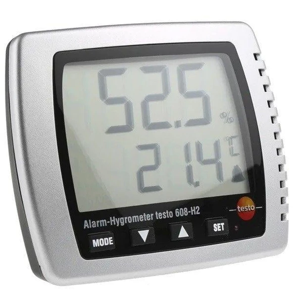 Testo 608-H2 Sıcaklık ve Nem Ölçer (ÇOK HASSAS) ALARMLI ürün görseli 1