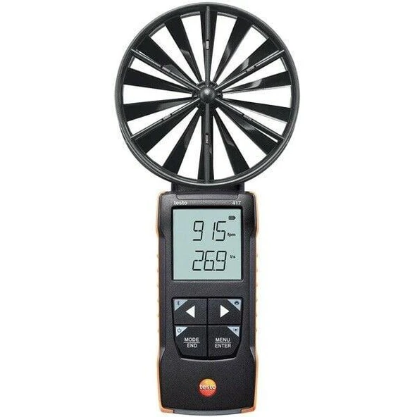 Testo 417 Akıllı Hava Hızı ve Debi Ölçer ürün görseli 1