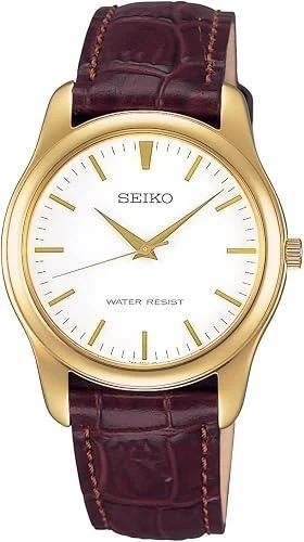Seiko SCXP032 Quartz Deri Kahverengi 35 mm Erkek Kol Saati ürün görseli 1