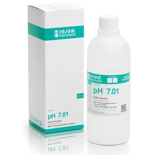 Hanna HI7007L Ph7 Kalibrasyon Solüsyon Çözeltisi 500mL ürün görseli 1