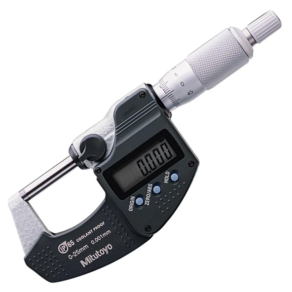 Mitutoyo 293-240-30 Dijital Dış Çap Mikrometresi 0-25 mm IP65 – Yüksek Hassasiyetli Ölçüm Aleti ürün görseli 1