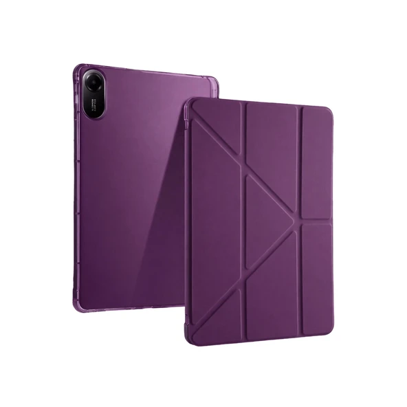 Xiaomi Redmi Pad 2 Kalemlikli Mars Tablet Kılıfı - Mürdüm ürün görseli 1