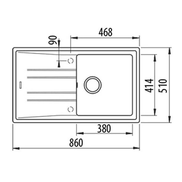 TEKA 115330026 50 B-TG GRANİT EVYE - Resim 2