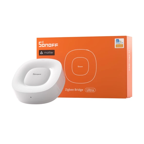 SONOFF ZBBridge-U Zigbee Ağ Geçidi, Akıllı Ev Matter Hub, ZigBee'yi, WiFi ve Ethernet bağlantısını destekler, alarm sistemi için Zigee 3.0 Köprüsü, Google Home, SmartThings, Ev Asistanı ile uyumludur. ürün görseli 1