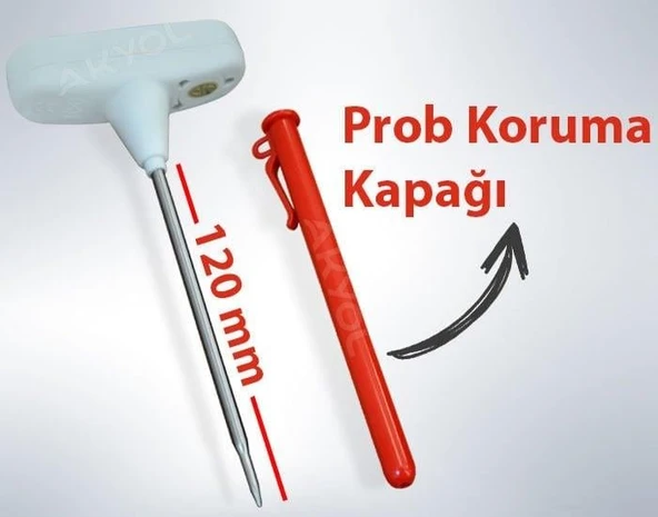 TFA 30.1055.02 ´GT1´ Batırmalı Prob Termometre - Resim 3