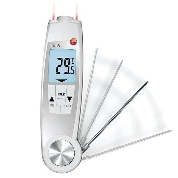 Testo 104 IR Hem Lazerli Hem Problu Gıda Termometresi ürün görseli 1