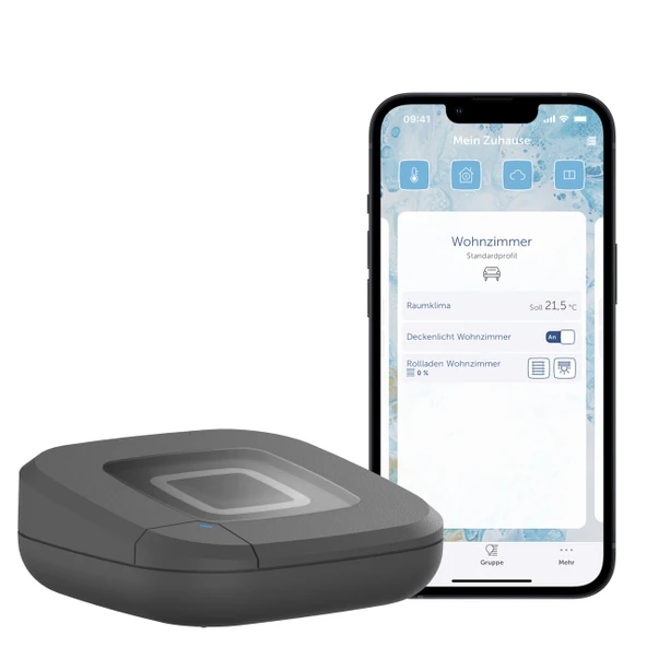 Homematic IP Erişim Noktası 2, Amazon Alexa aracılığıyla ücretsiz uygulama ve ses kontrolü ile Akıllı Ev Ağ Geçidi, antrasit, 161345A0 ürün görseli 1