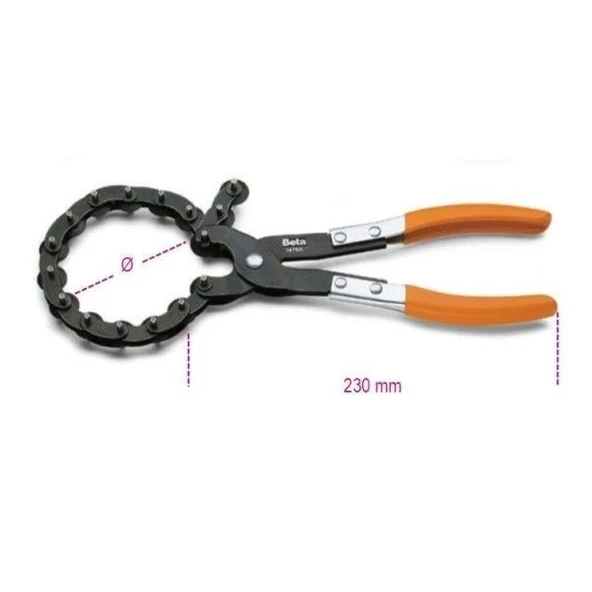 Beta 1476A Zincirli Boru Kesme Anahtarı Ø 30 mm ürün görseli 1