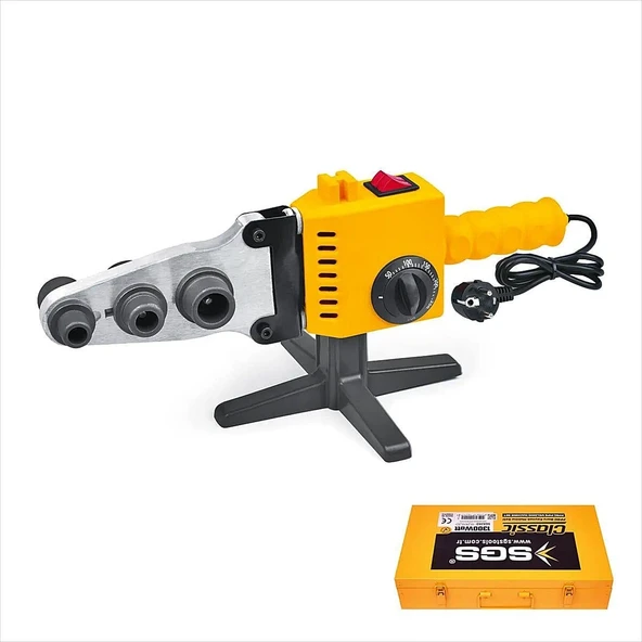 SGS SGS343 Plastik Boru Kaynak Makinesi 1300 Watt  – Profesyonel Plastik PPRC Kaynak Seti ürün görseli 1