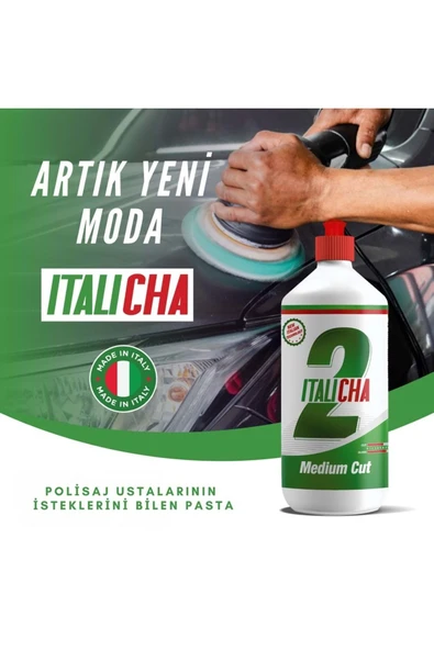 AutoGlym ITALICHA (2) MEDIUM CUT ORTA PASTA 1 LT. - Resim 2
