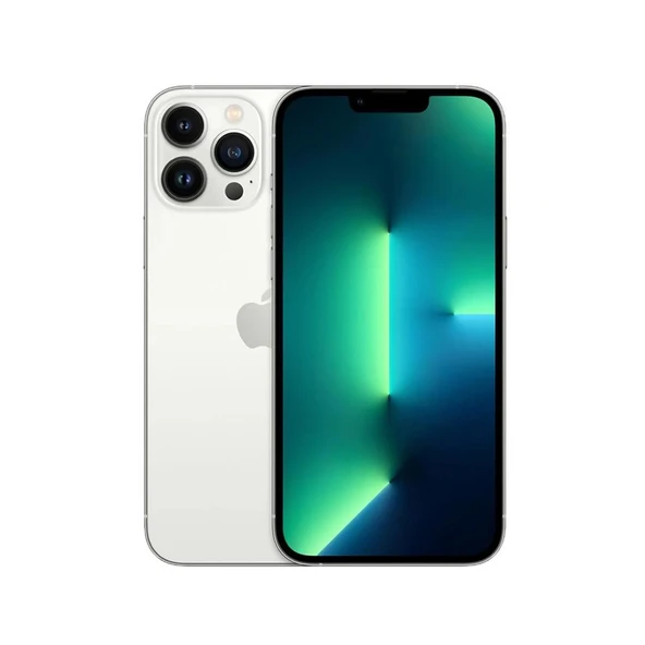 Yenilenmiş Apple iPhone 13 Pro Max 128 GB  Gümüş (12 Ay Garantili) - A Kalite ürün görseli 1