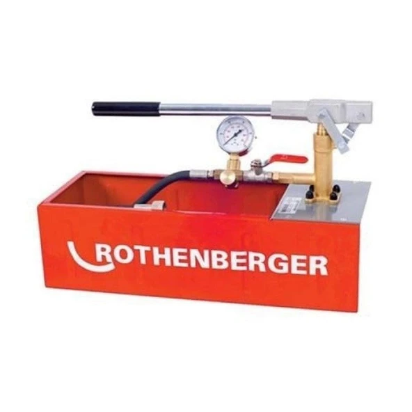 Rothenberger RP50ECO Manuel Su Basınç Test Pompası 0-50 Bar – Profesyonel Hassas Tesisat Basınç Pompası ürün görseli 1