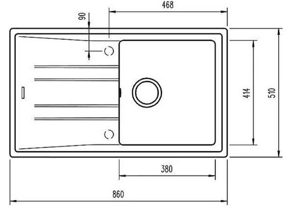 TEKA 115330024 50 B-TG GRANİT EVYE - Resim 2