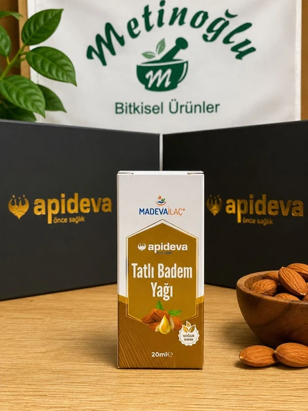 Apideva Tatlı Badem Yağı 20 Ml ürün görseli 1