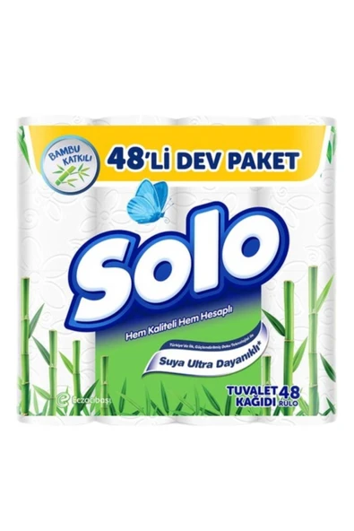 SOLO Tuvalet Kağıdı 48'li Bambulu ürün görseli 1
