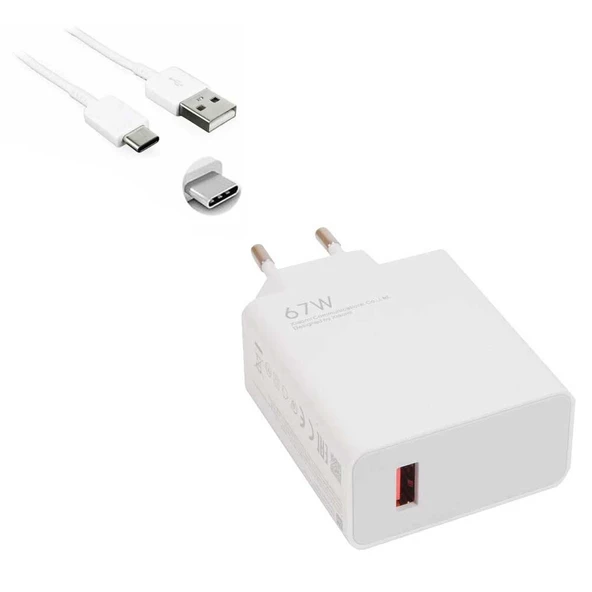 67W USB To Type-C Şarj Cihazı - Şarj Kablosu ürün görseli 1