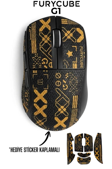 Furycube G1 10000 DPI Kablolu/BT/2.4 G Tri Mode Gaming Oyuncu Mouse ürün görseli 1