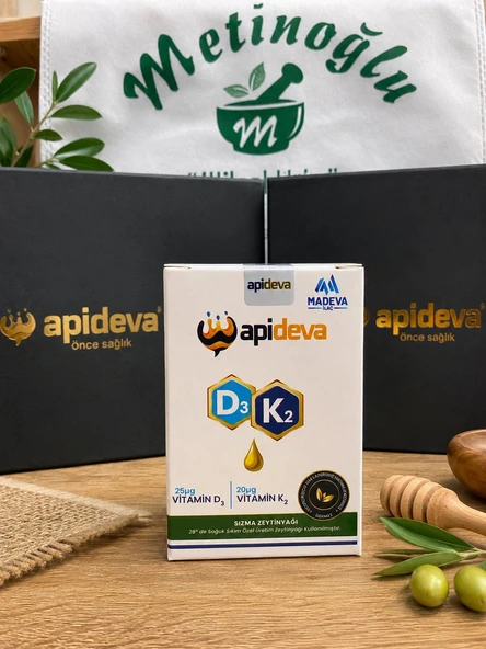 Apideva D3 K2 Vitamini 20 Ml ürün görseli 1
