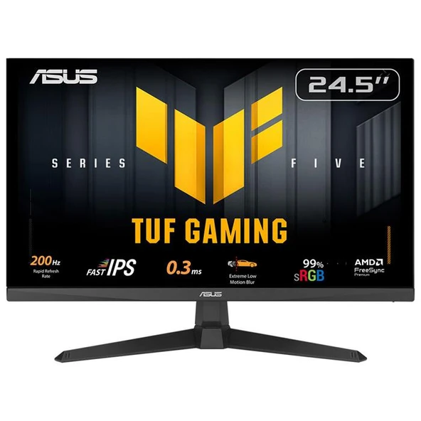 ASUS 24.5" FAST IPS TUF GAMING VG259Q5A 0.3MS 200Hz HDMI-DP Gaming Monitör (1920 X 1080) ürün görseli 1