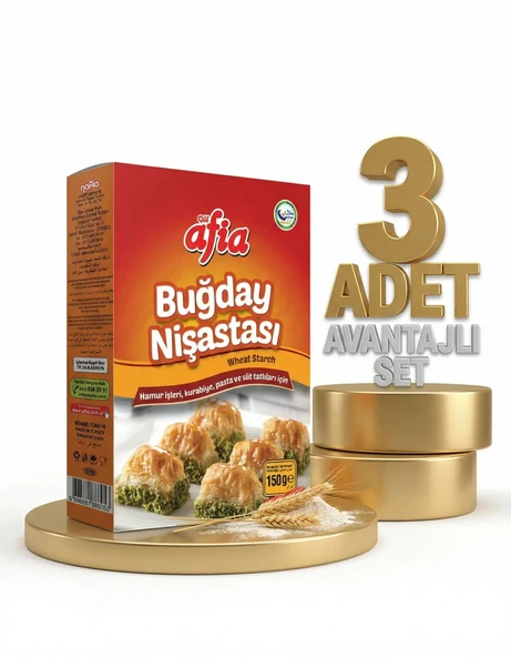 Afia Buğday Nişastası 3x150 Gr ürün görseli 1