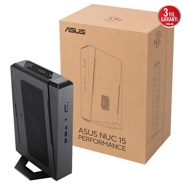 ASUS RNUC15JNK9X40002 NUC15 PERFORMANCE INTEL ULTRA U9-275HX - NVIDIA GEFORCE RTX 5070 - BAREBONE (RAM YOK DISC YOK) FREEDOS MINI MASAÜSTÜ PC ürün görseli 1