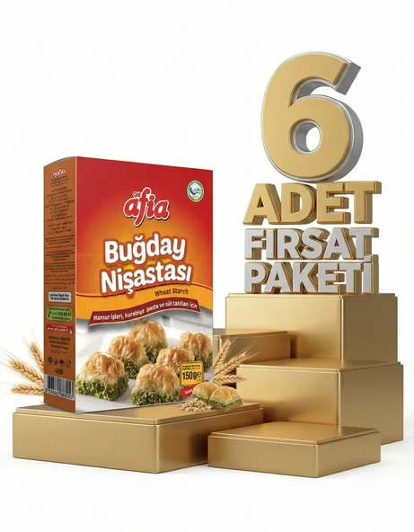 Afia Buğday Nişastası 6x150 Gr - Resim 2