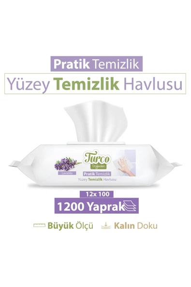 TURCO DOĞA YÜZEY TEM LAVANTA 12x100KRK Koli fiyatı ürün görseli 1