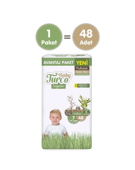 BABY TURCO DOĞA KNL AVANTAJ XXL 48x2 Koli fiyatı ürün görseli 1
