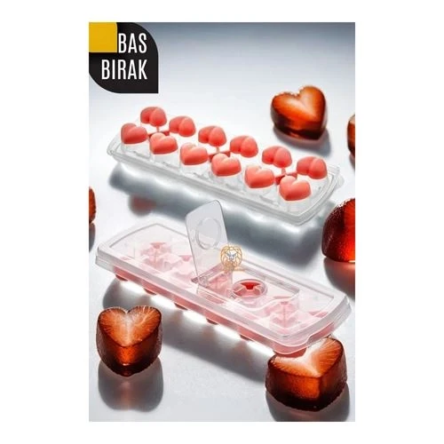 Buz Kalıbı - Bas-Bırak Kapaklı Silikon Buz Kalıbı 720630 ürün görseli 1