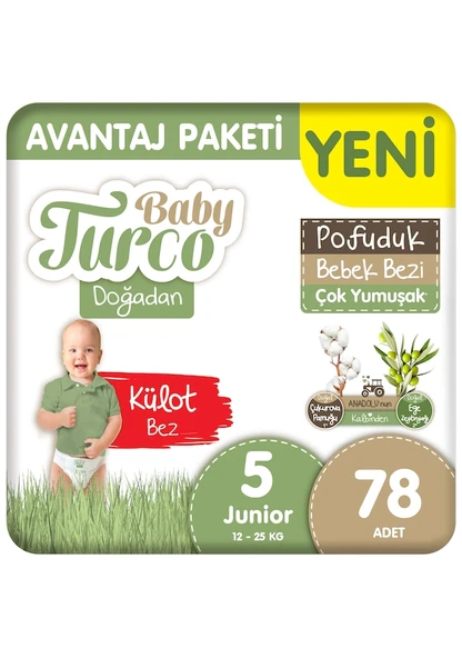 BABY TURCO DOĞA KNL AVANTAJ KLT JUNIOR 78x2 Koli Fiyatı ürün görseli 1