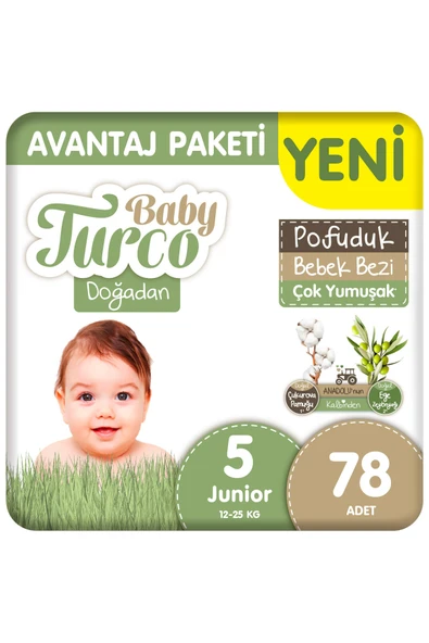 BABY TURCO DOĞA KNL AVANTAJ JUNIOR 78x2 Koli fiyatı ürün görseli 1