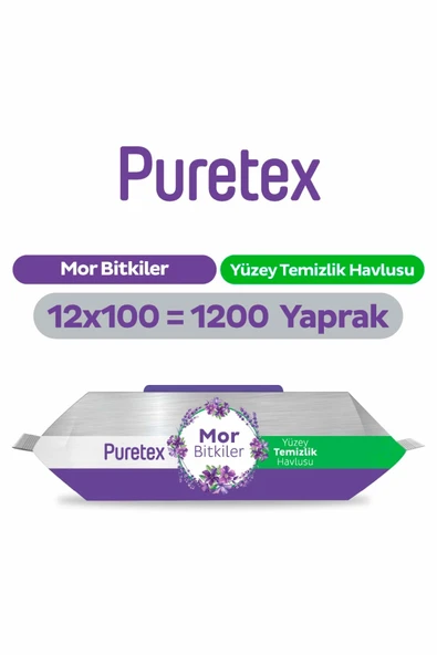 PURETEX YÜZEY MOR BİTKİ 12X100 KRK Koli Fiyatı ürün görseli 1