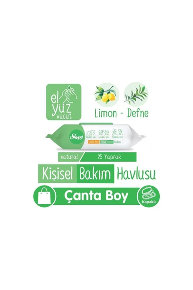 SLEEPY KİŞİSEL BAKIM HAVLUSU NATURAL 24x25 Koli Fiyatı ürün görseli 1