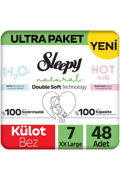 SLEEPY NATURAL DB SOFT ULTRA KLT XXL 48x2  Koli Fiyatı ürün görseli 1