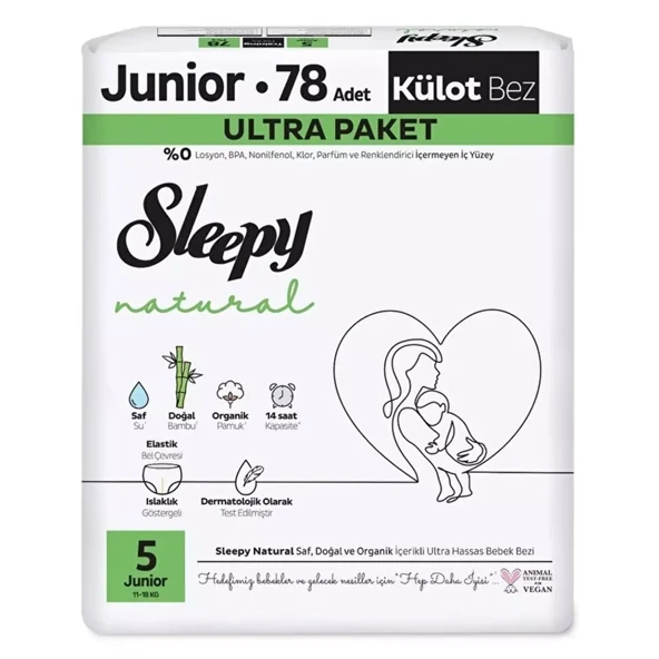 SLEEPY NATURAL DB SOFT ULTRA KLT JUNIOR 78x2 Koli Fiyatı ürün görseli 1