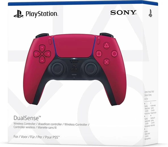 Sony DualSense Kırmızı Kablosuz PS5 Oyun Kolu ürün görseli 1